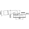 Гидрозатвор ALCAPLAST сниженный A531